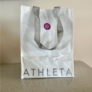 ATHLETA WHITE SHOPPER BAG UNISEX